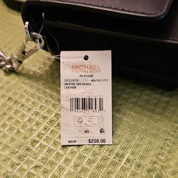 Michael Kors Black and Animal Print Crossbody Bag - Picture 2 of 7